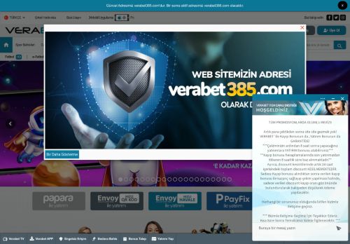 31.10.2022 tarihli verabet385.com Ekran Görüntüsü